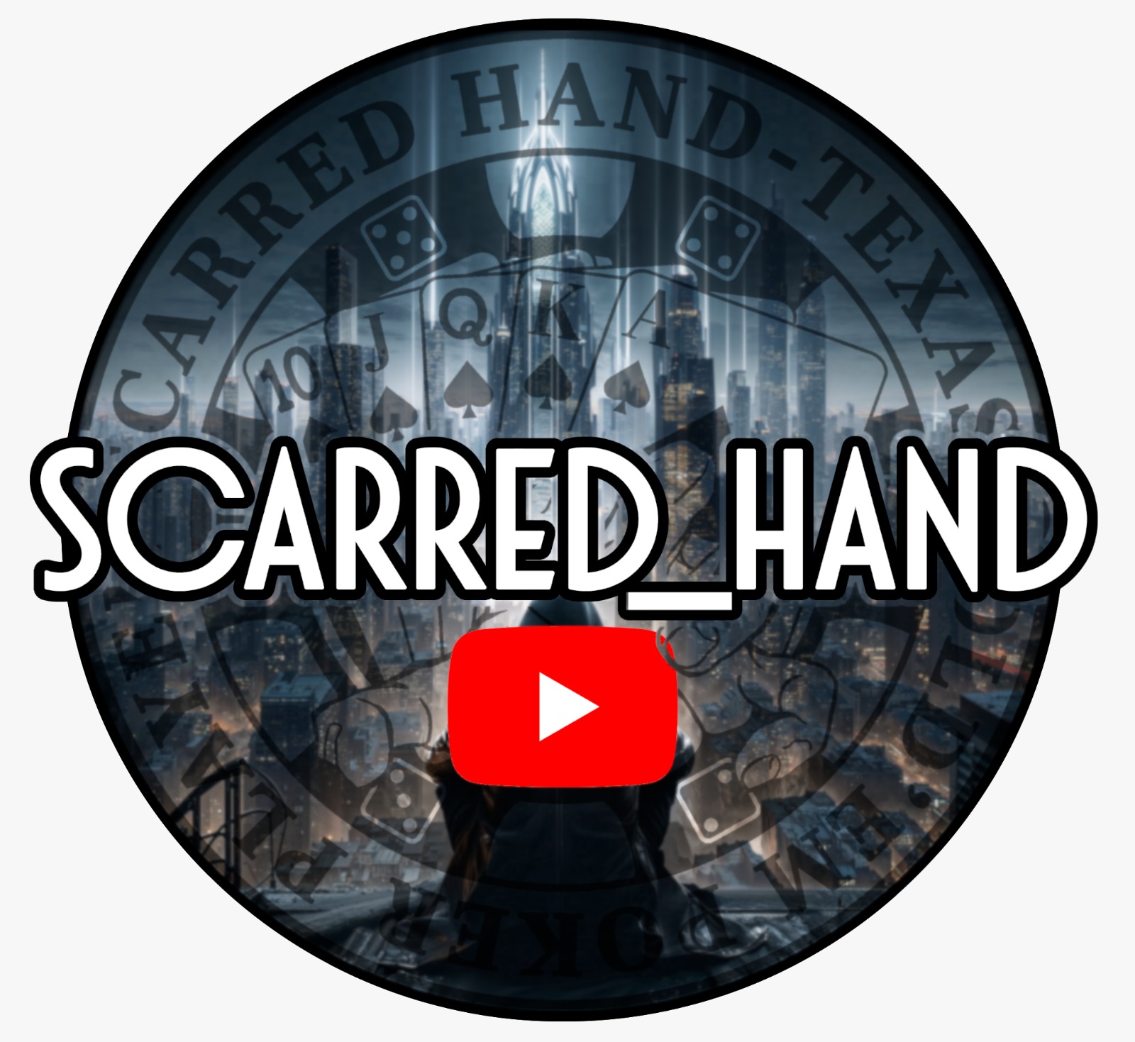 Logo scarred hand